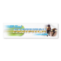 All About Fastpitch Bumper Sticker bumper stickers