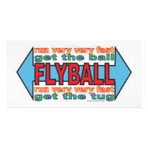 All about Flyball Photo Greeting Card