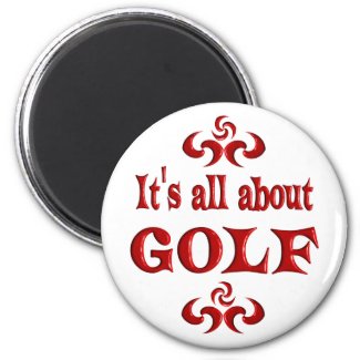 ALL ABOUT GOLF magnet