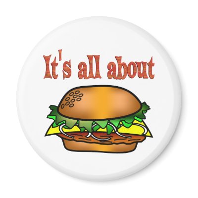 All About Hamburgers Refrigerator Magnets by TLArnold2