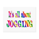 All About Jogging Postcards