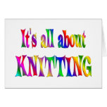 All About Knitting Greeting Cards