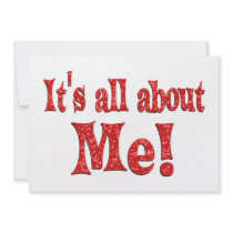 All About ME Personalized Invites