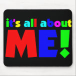 'All About ME!' Mousepad, Multicolored mousepads