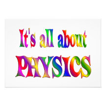 All About Physics Custom Invites