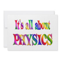 All About Physics Custom Invites