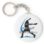 All About - Pitcher Keychain