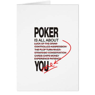 All About Poker Greeting Cards by pokerchaos