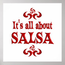 ALL ABOUT SALSA POSTER