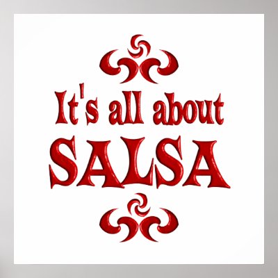 ALL ABOUT SALSA POSTER by Specialinterests