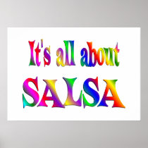 All About Salsa Poster