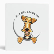 All About the Airedale Terrier 3 Ring Binders