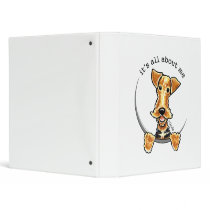 All About the Airedale Terrier 3 Ring Binders