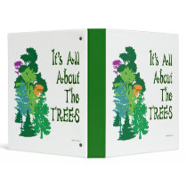 All About the Trees Green Saying Binder