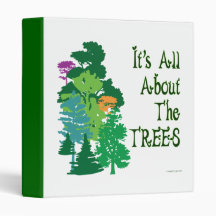 All About the Trees Green Saying Binder