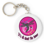All about the tunes key chains