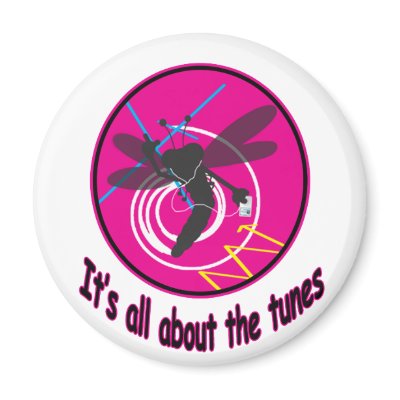All about the tunes fridge magnet by Bambiscoolstuff