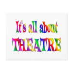 All About Theatre Post Card