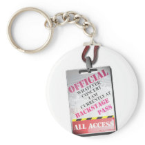 All Access Backstage Pass Key Chains