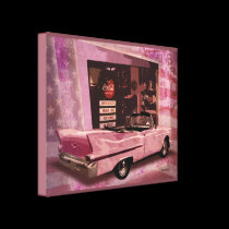 All American 50s Collage canvas prints