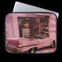 All American 50s Collage laptop sleeves