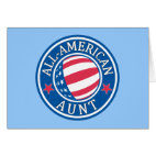 All-American Aunt Greeting Card
