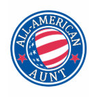 All-American Aunt Ladies Fitted Long Sleeve T-Shirt