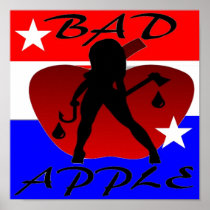 ALL AMERICAN BAD APPLE POSTER
