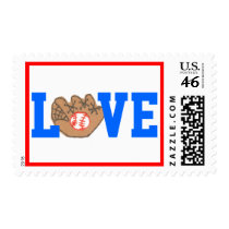 All American baseball stamp - LOVE stamps