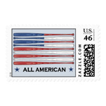 All American Baseball stamps stamps
