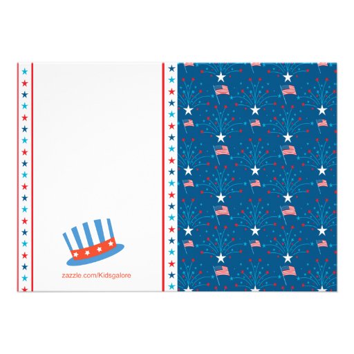All American Boys First Birthday Invitation
