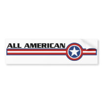 All American bumper sticker