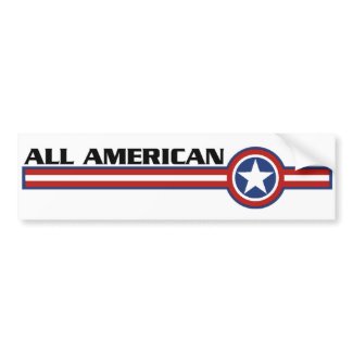 All American bumper sticker