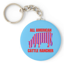 ALL AMERICAN CATTLE RANCHER KEY CHAIN