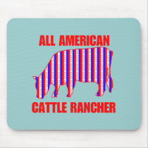 ALL AMERICAN CATTLE RANCHER MOUSEPAD