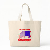 ALL AMERICAN CATTLE RANCHER TOTE BAG