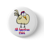 All American Chick Buttons