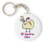 All American Chick Key Chain
