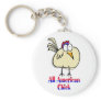 All American Chick Key Chain