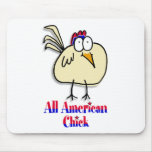 All American Chick Mouse Pads