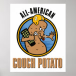 All-American Couch Potato Print