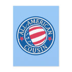 All-American Cousin Postcard