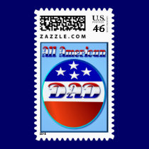 All American Dad postage stamps