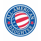 All-American Daugher Ladies Long Sleeve T-Shirt
