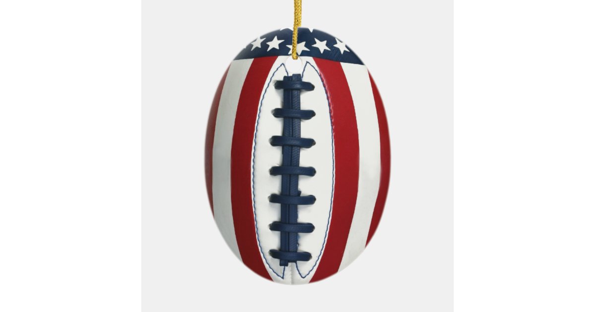 all american football christmas ornament zazzle all american football christmas ornament zazzle