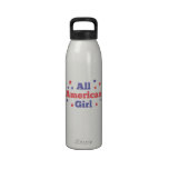 All American Girl Reusable Water Bottle