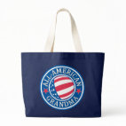 All-American Grandma Jumbo Tote Bag