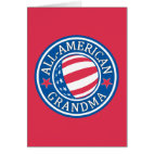 All-American Grandma Greeting Card