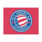 All-American Husband Postcard