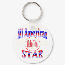 All American Kissing Team Star keychains